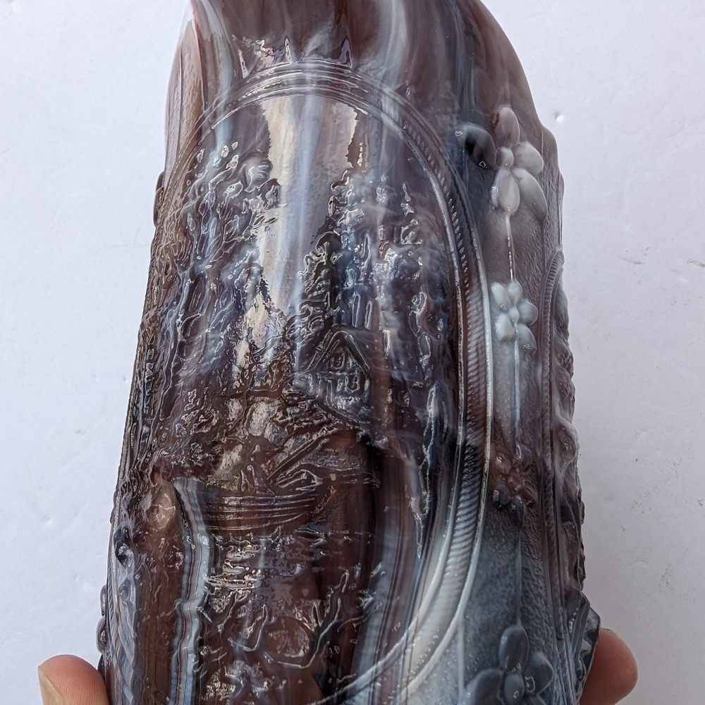 Amethyst slag Imperial milk pitcher Excellent condition - Picture 9 of 9